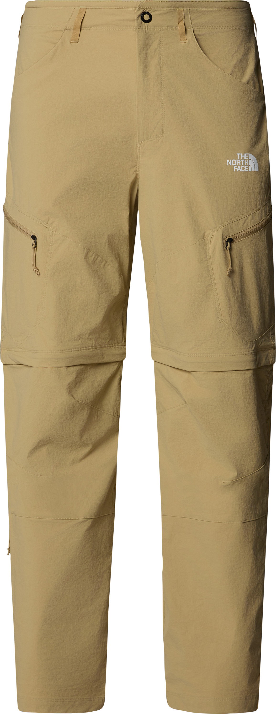 The North Face Men's Exploration Convertible Tapered Pants Khaki Stone, 44 - Regular