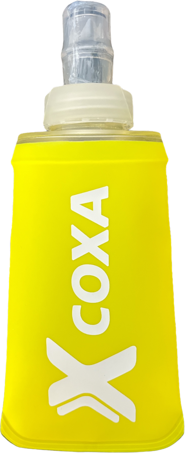 Coxa Carry Soft Flask 150 ml with Velcro Yellow