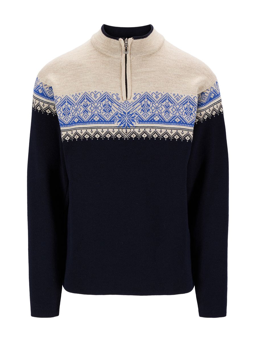 Dale of Norway Men's Moritz Sweater Marine Sandstone