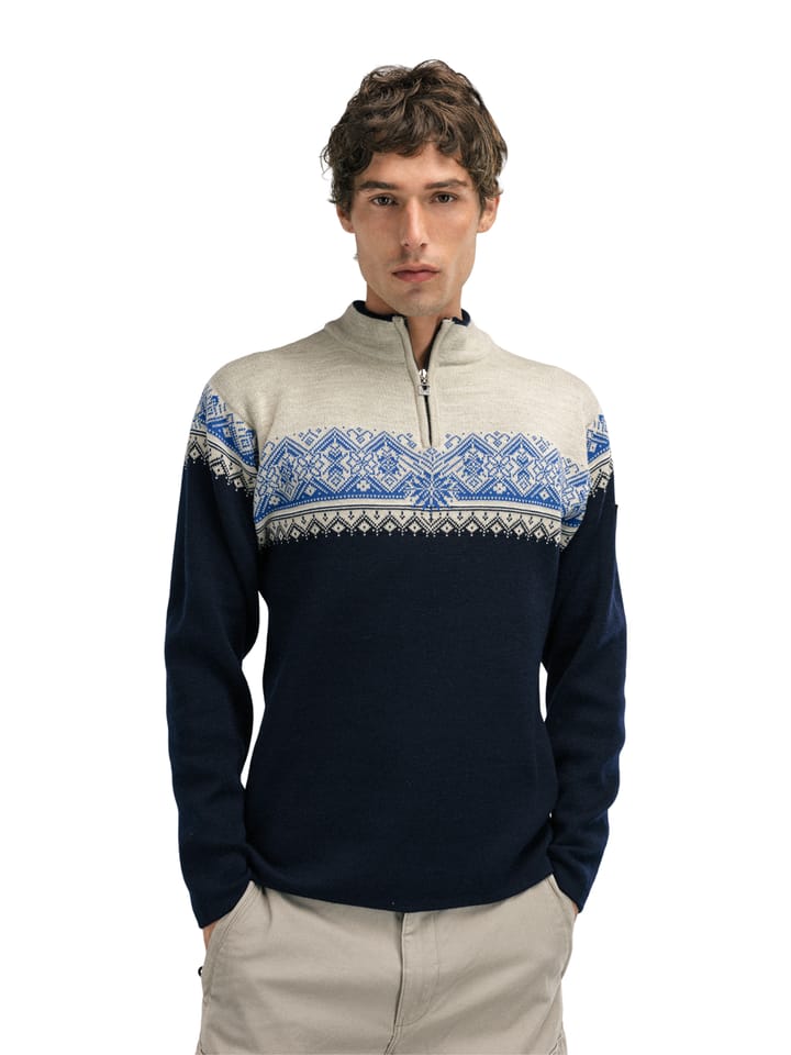 Dale of Norway Men's Moritz Sweater Marine Sandstone Dale of Norway