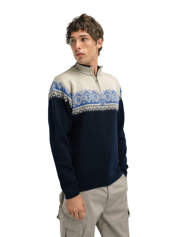 Dale of Norway Men's Moritz Sweater Marine Sandstone Dale of Norway