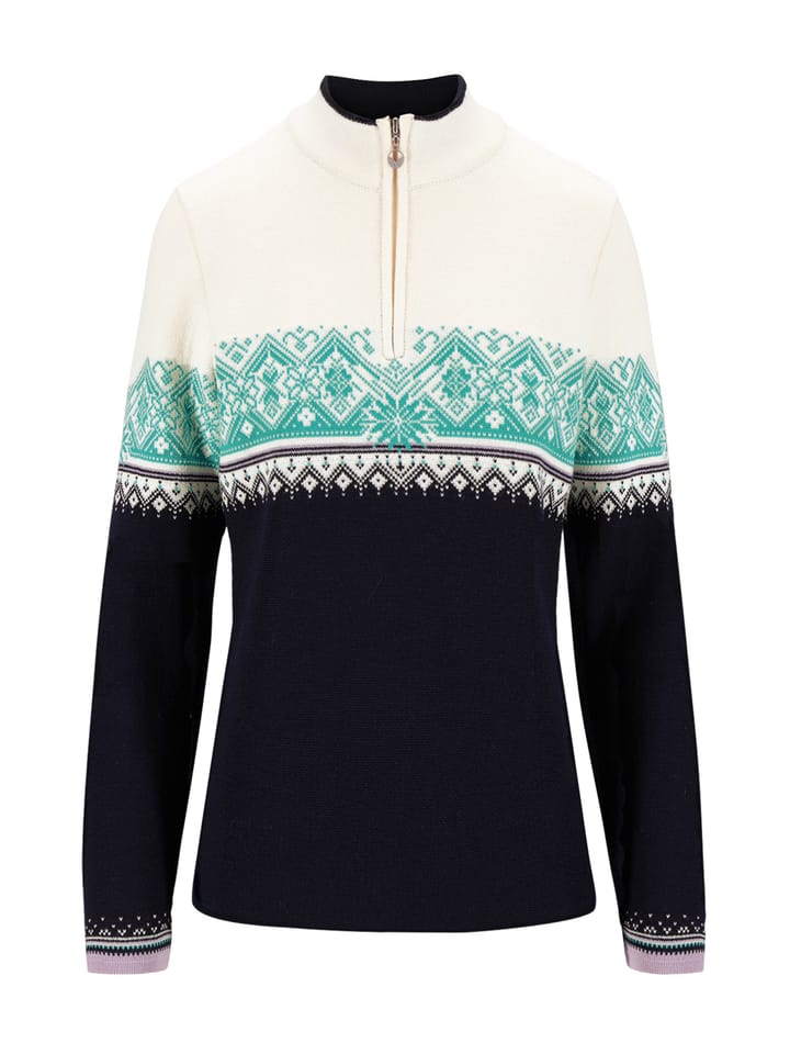 Dale of Norway Women's Moritz Sweater Marine Offwhite Peacock Dale of Norway