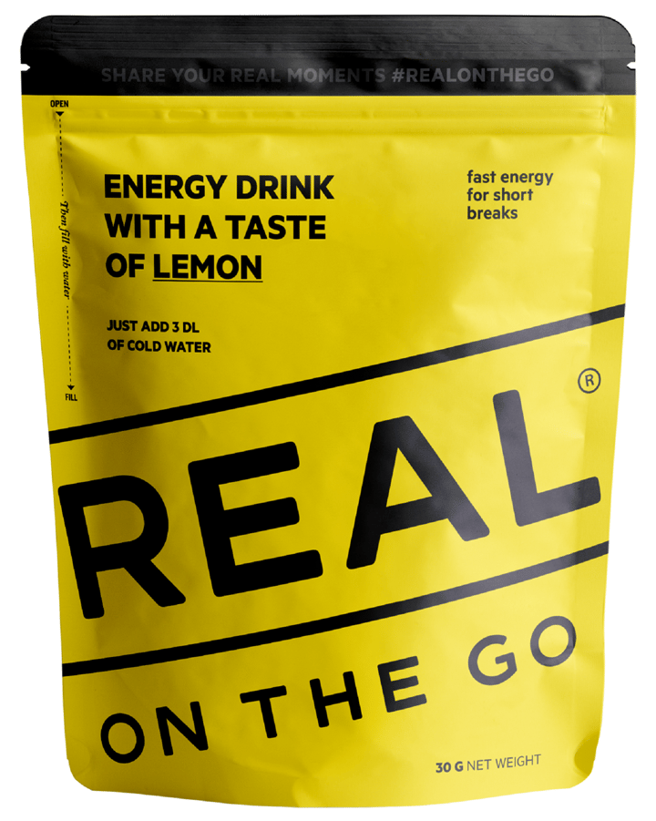 Real Turmat Energi Drink On The Go Lemon Real Turmat