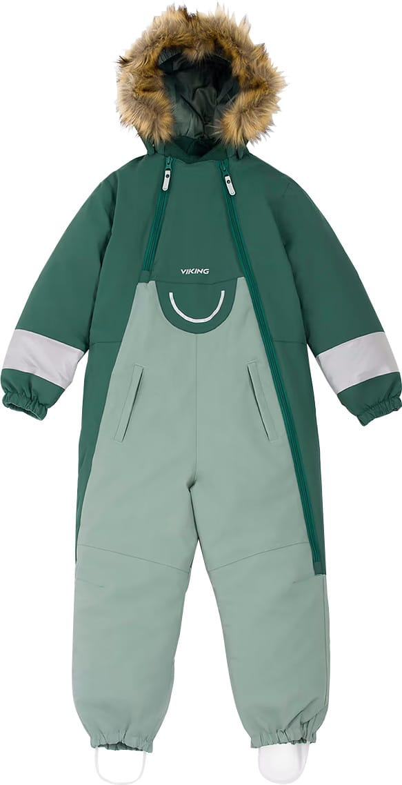 Viking Footwear Kids' Alv Winter Playsuit Green Viking Footwear