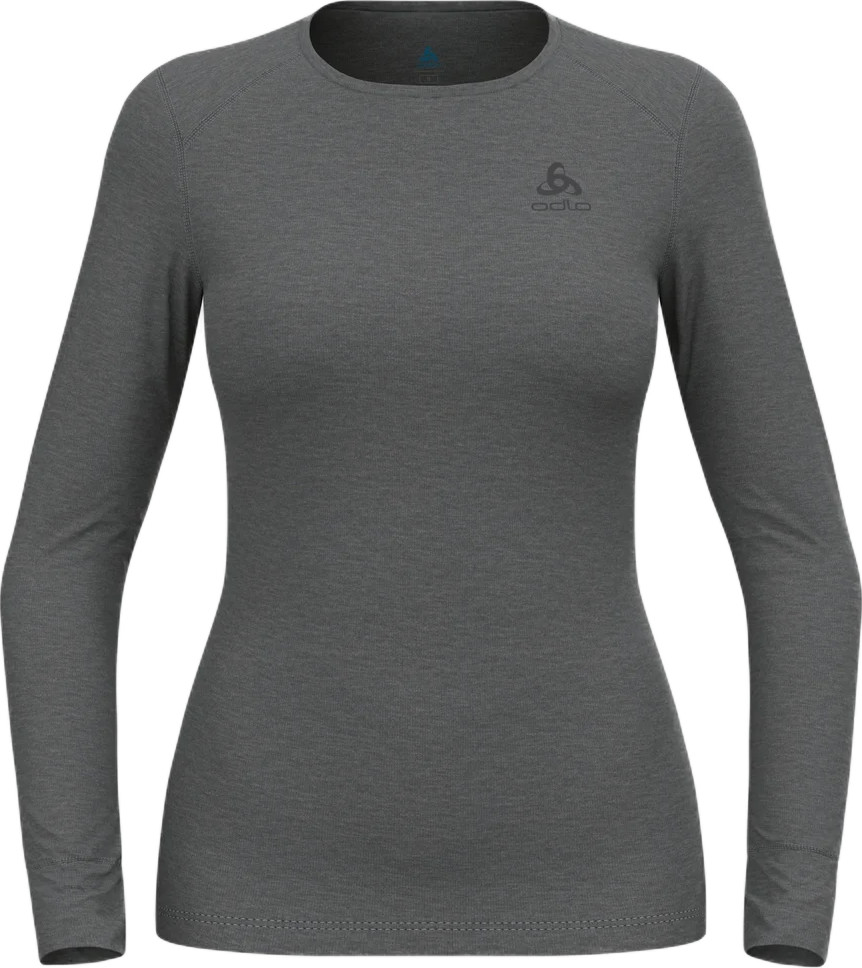 Odlo Women’s Active Warm ECO Baselayer Shirt Odlo Steel Grey Melange