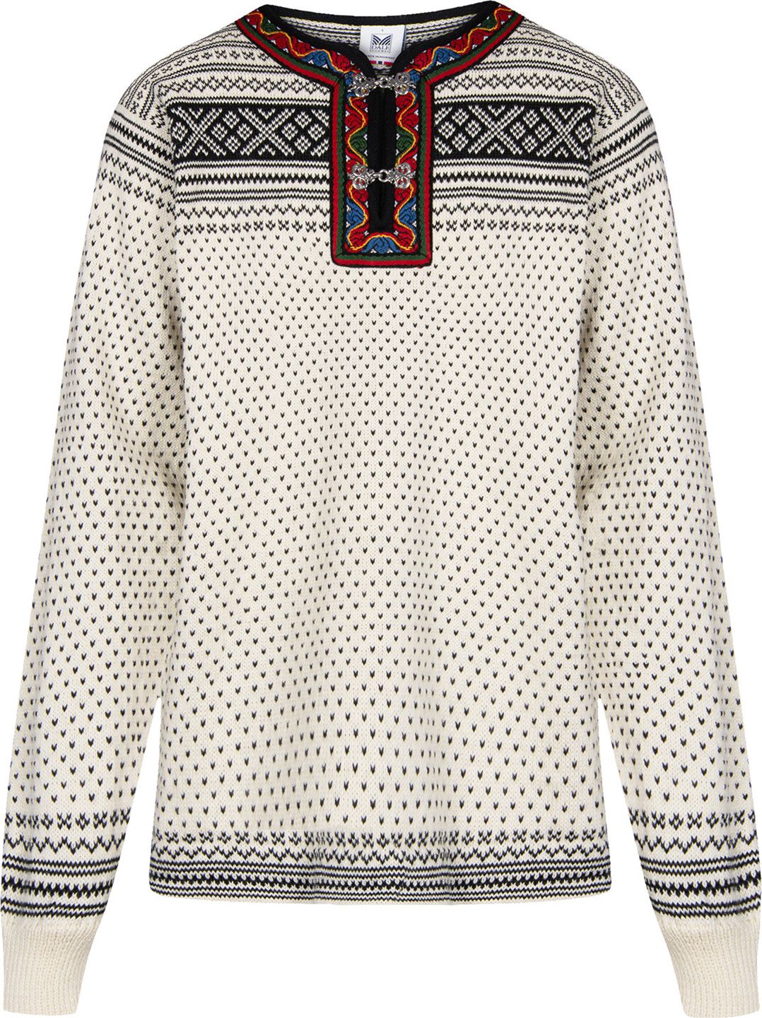 Dale of Norway Unisex Setesdal Sweater Norweigan Wool Offwhite/Black