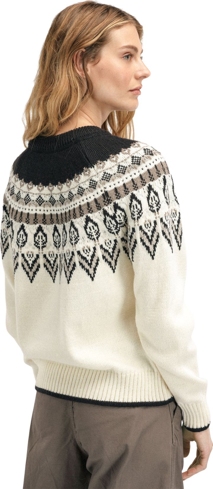 Dale of Norway Women's Sula Sweater Offwhite/Coffee/Sandstone Dale of Norway