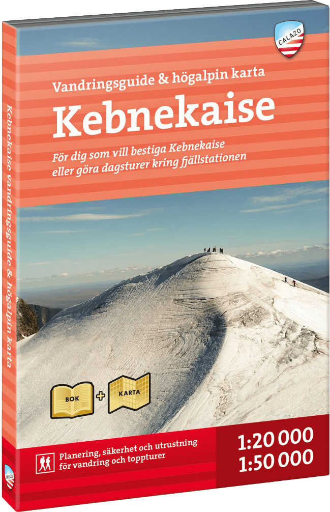 Calazo förlag Kebnekaise - vandringsguide och högalpin karta NoColour Calazo förlag