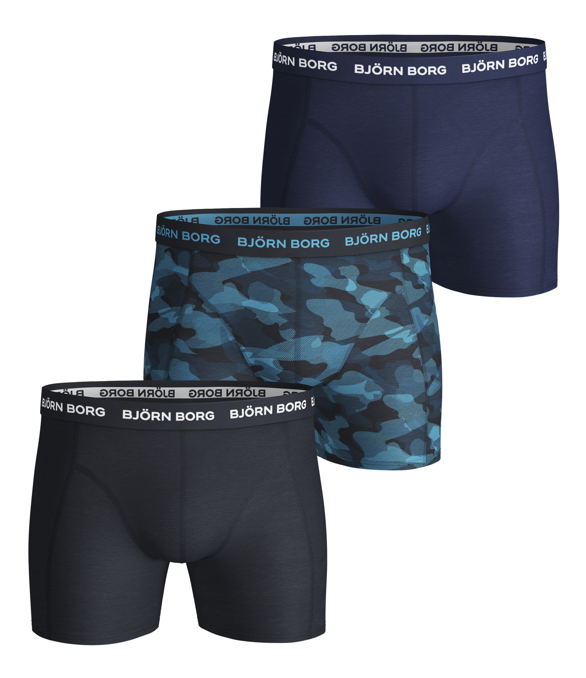 Björn Borg Men’s Cotton Stretch Boxer 3-pack Multipack 6