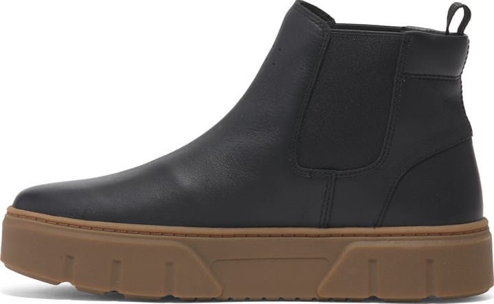 Timberland Mid Pull On Sneaker Black Full Grain Timberland