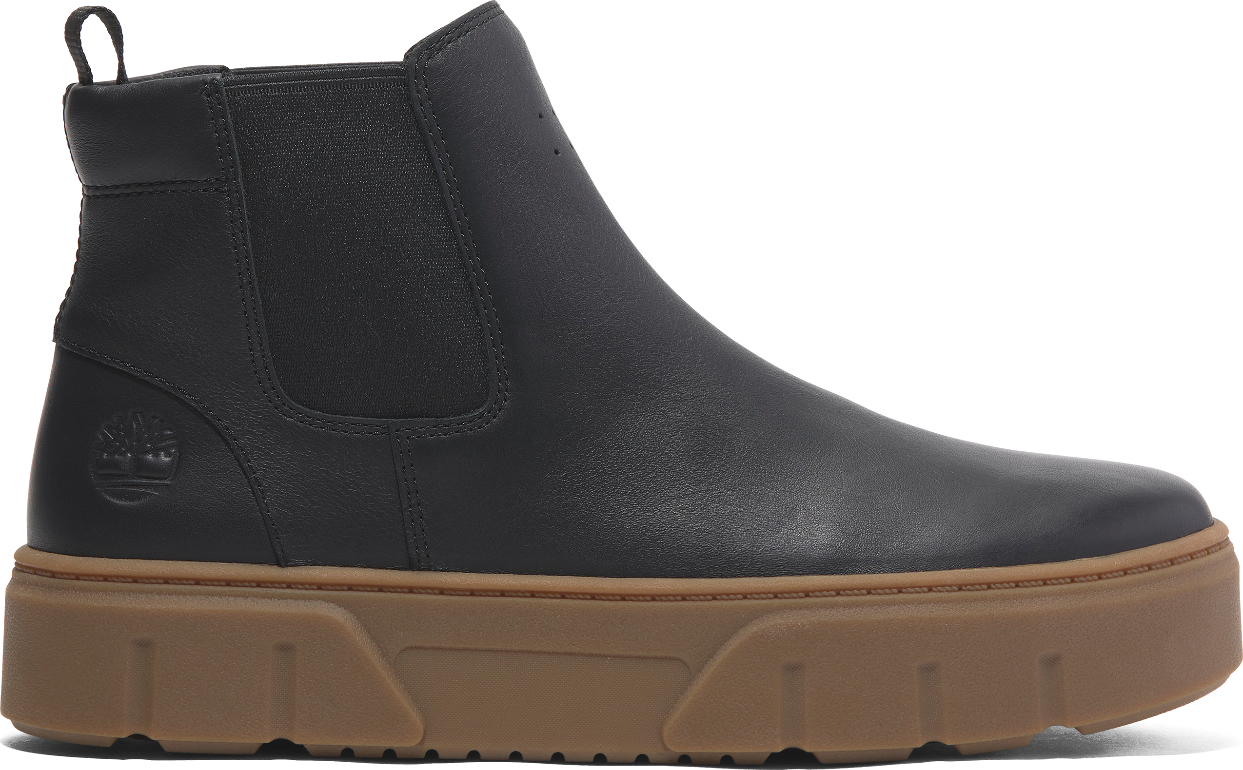 Timberland Mid Pull On Sneaker Black Full Grain