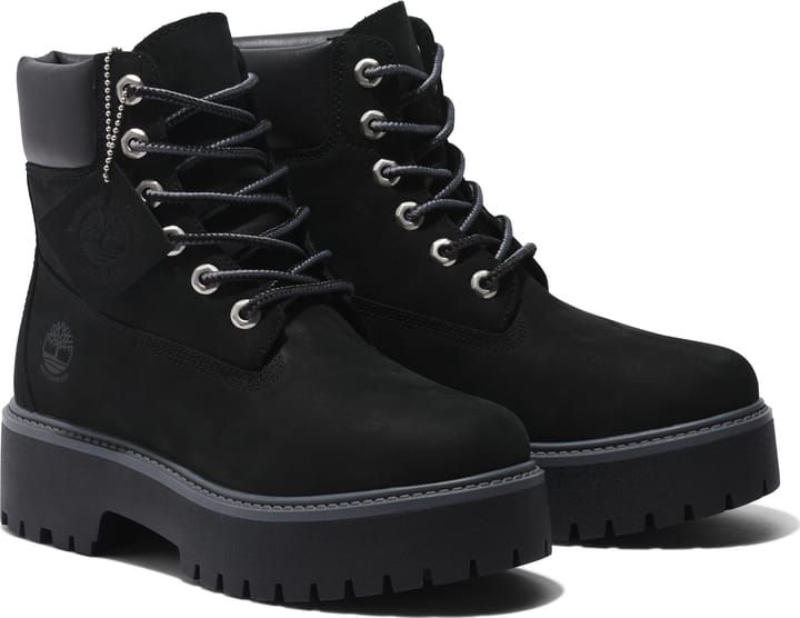 Timberland Women's 6 Inch Lace Up Waterproof Boot Jet Black Timberland