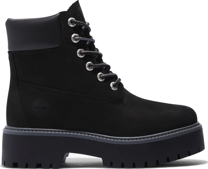 Timberland Women's 6 Inch Lace Up Waterproof Boot Jet Black Timberland