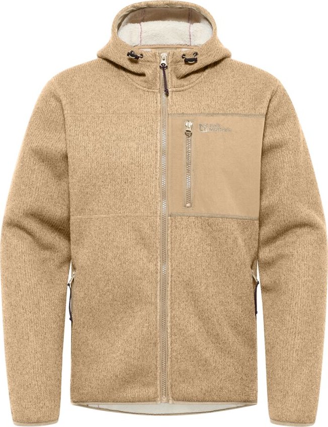 Jack Wolfskin Men’s Kaminfeuer Hooded Jacket Anis