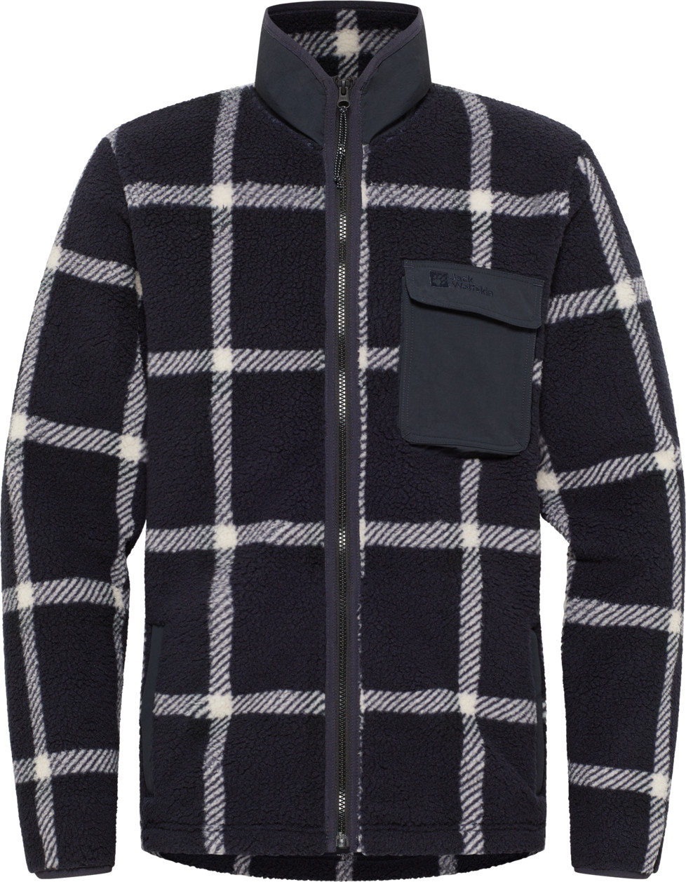 Jack Wolfskin Men’s Felslicht Check Jacket Dark Navy