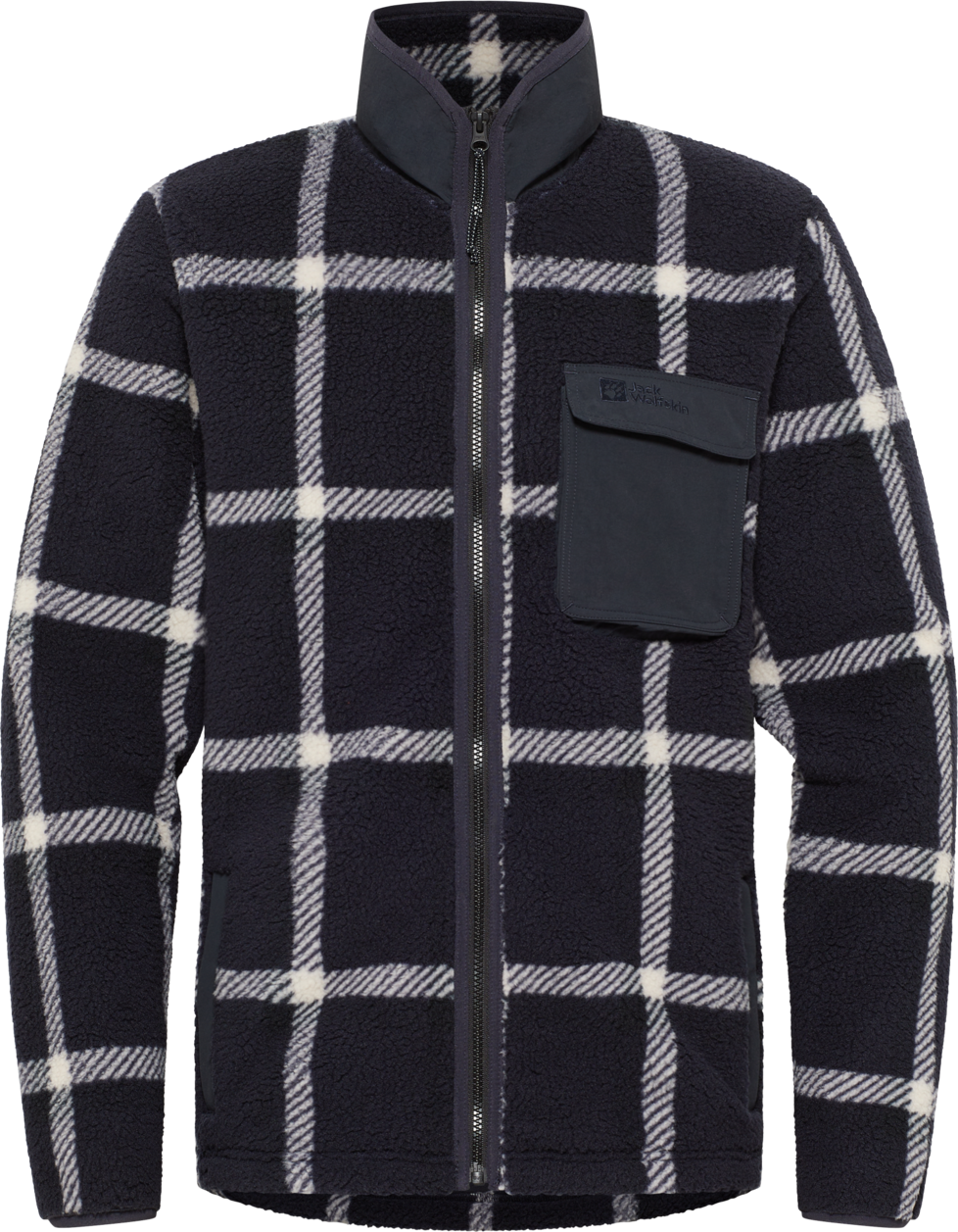 Jack Wolfskin Men’s Felslicht Check Jacket Dark Navy