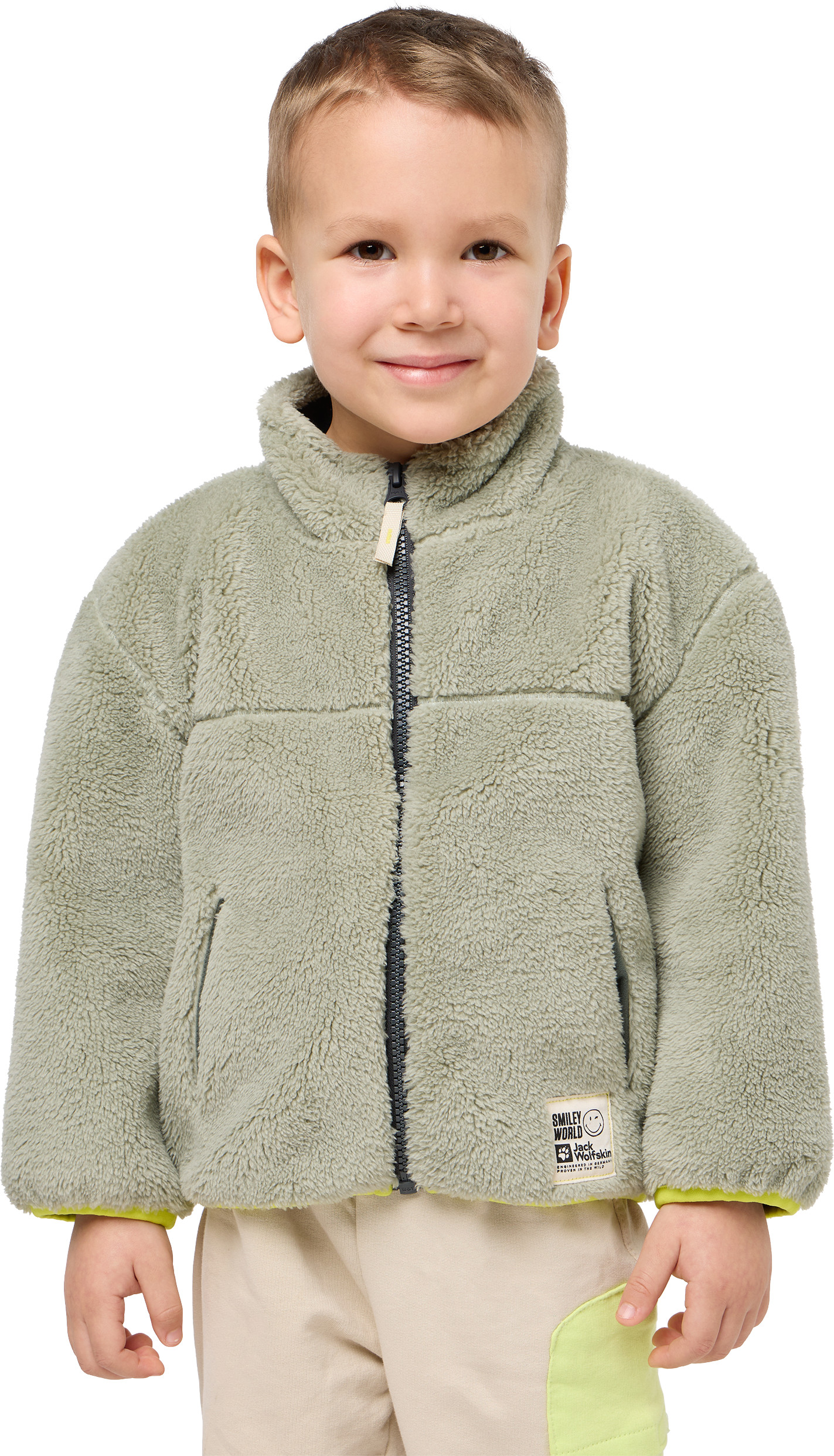 Jack Wolfskin Kids’ Smileyworld Fleece Jacket Mint Leaf