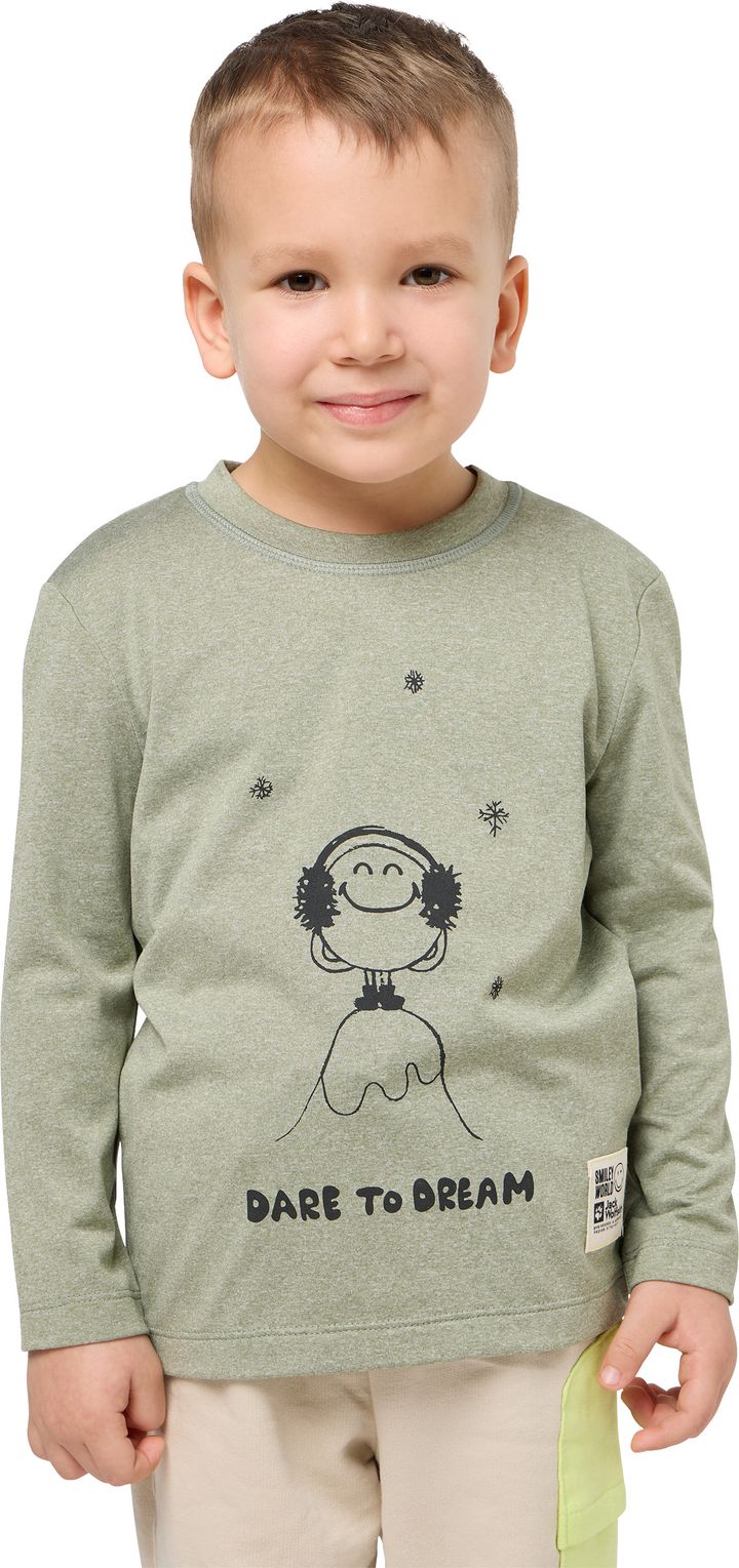 Jack Wolfskin Kids' Smileyworld Longsleeve  Mint Leaf Jack Wolfskin