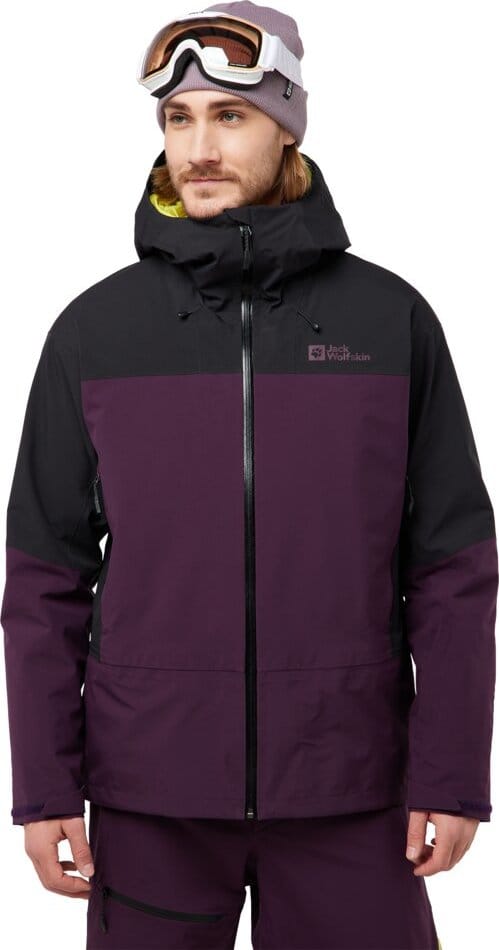 Jack Wolfskin Men's Alpspitze Tour 3l Jacket Midnight Plum Jack Wolfskin