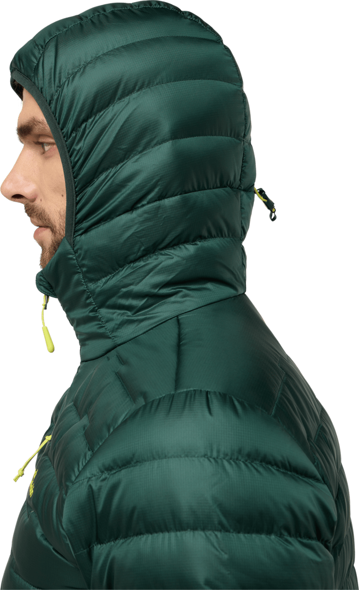 Jack Wolfskin Men's Passamani Down Hoody Black Olive Jack Wolfskin