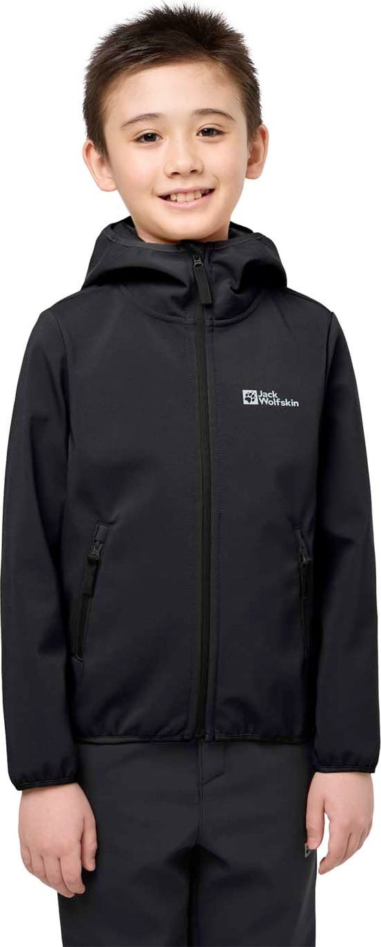 Jack Wolfskin Kids' Fourwinds Jacket Granite Black Jack Wolfskin