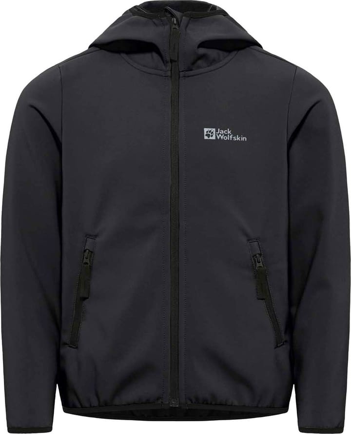 Jack Wolfskin Kids' Fourwinds Jacket Granite Black Jack Wolfskin