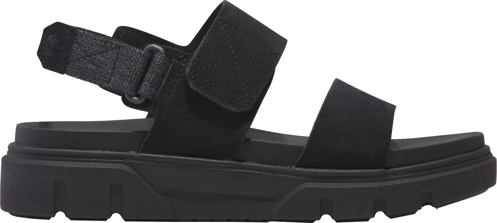 Timberland Women’s Greyfield 2-Strap Sandal Black Suede