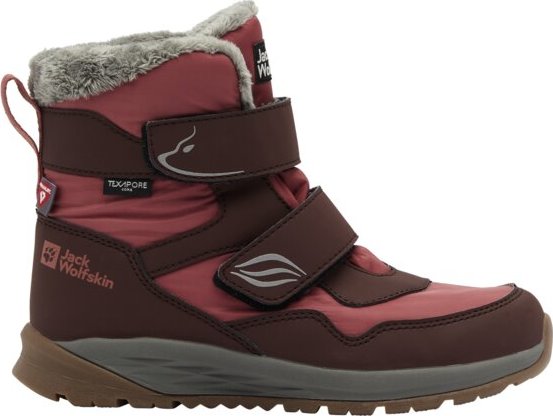 Jack Wolfskin Juniors’ Polar Bear-G Texapore Mid Vc Dark Mahogany