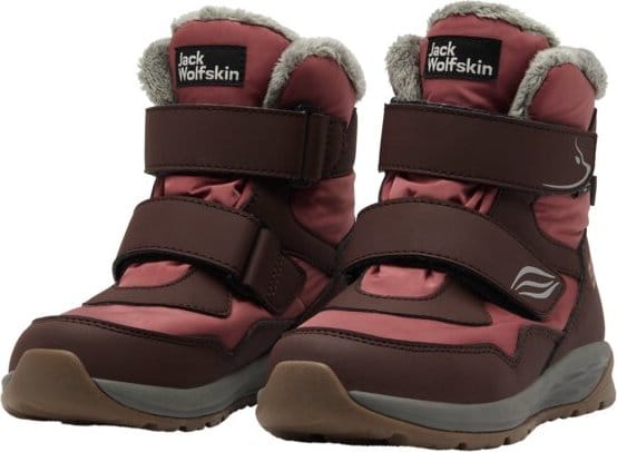 Jack Wolfskin Juniors' Polar Bear-G Texapore Mid Vc Dark Mahogany Jack Wolfskin