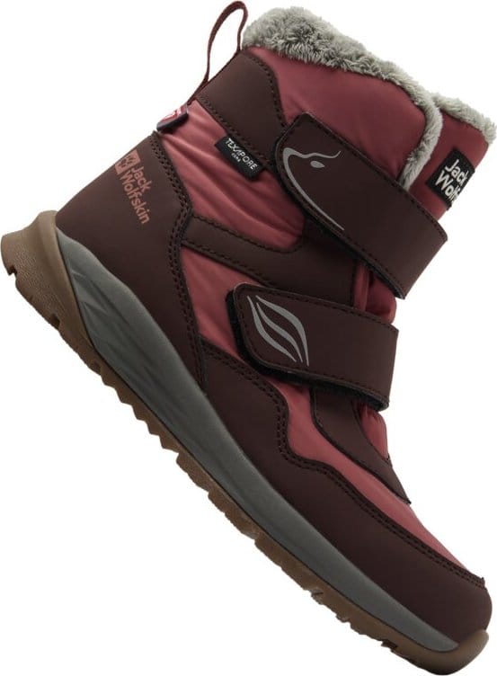 Jack Wolfskin Juniors' Polar Bear-G Texapore Mid Vc Dark Mahogany Jack Wolfskin