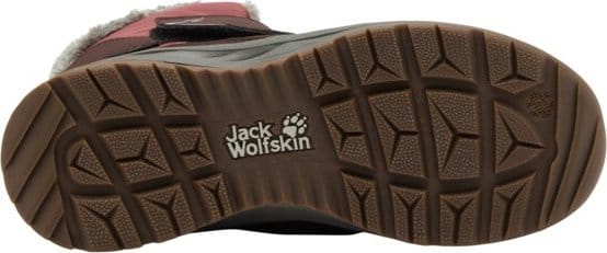 Jack Wolfskin Juniors' Polar Bear-G Texapore Mid Vc Dark Mahogany Jack Wolfskin