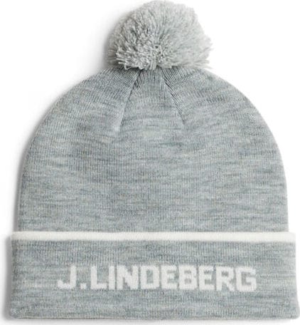 J.Lindeberg Stripe Beanie Medium Grey Melange J.Lindeberg