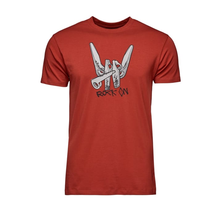 Black Diamond M Bd Rock On Ss Tee Red Rock Black Diamond