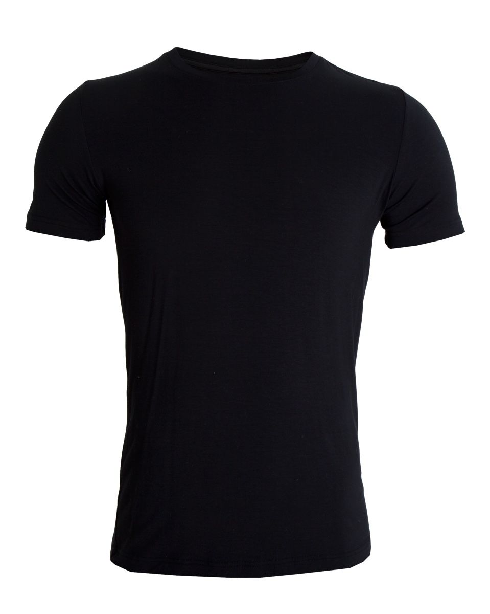 Tufte Wear Mens Crew Neck Tee Black Beauty / Phantom