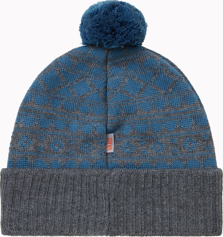 Varg Unisex Blåsten Wool Cap Dark Grey With Blue Ashes Varg