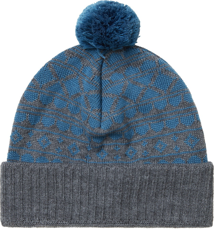 Varg Unisex Blåsten Wool Cap Dark Grey With Blue Ashes, OneSize