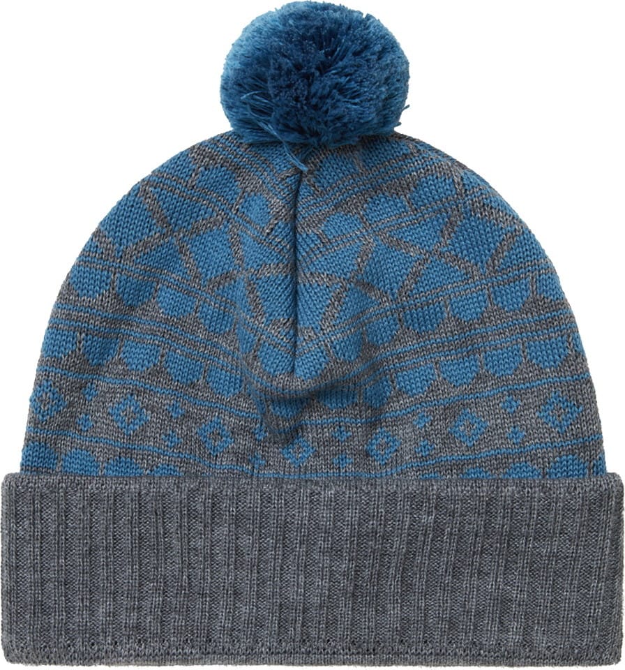 Varg Unisex Blåsten Wool Cap Dark Grey With Blue Ashes