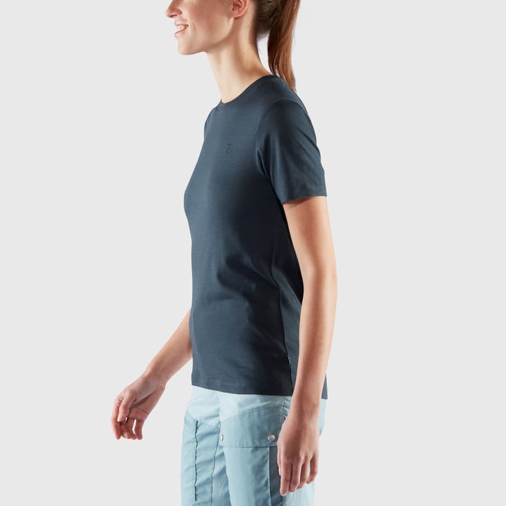 Fjällräven Women's Abisko Wool Short Sleeve Dark Navy Fjällräven