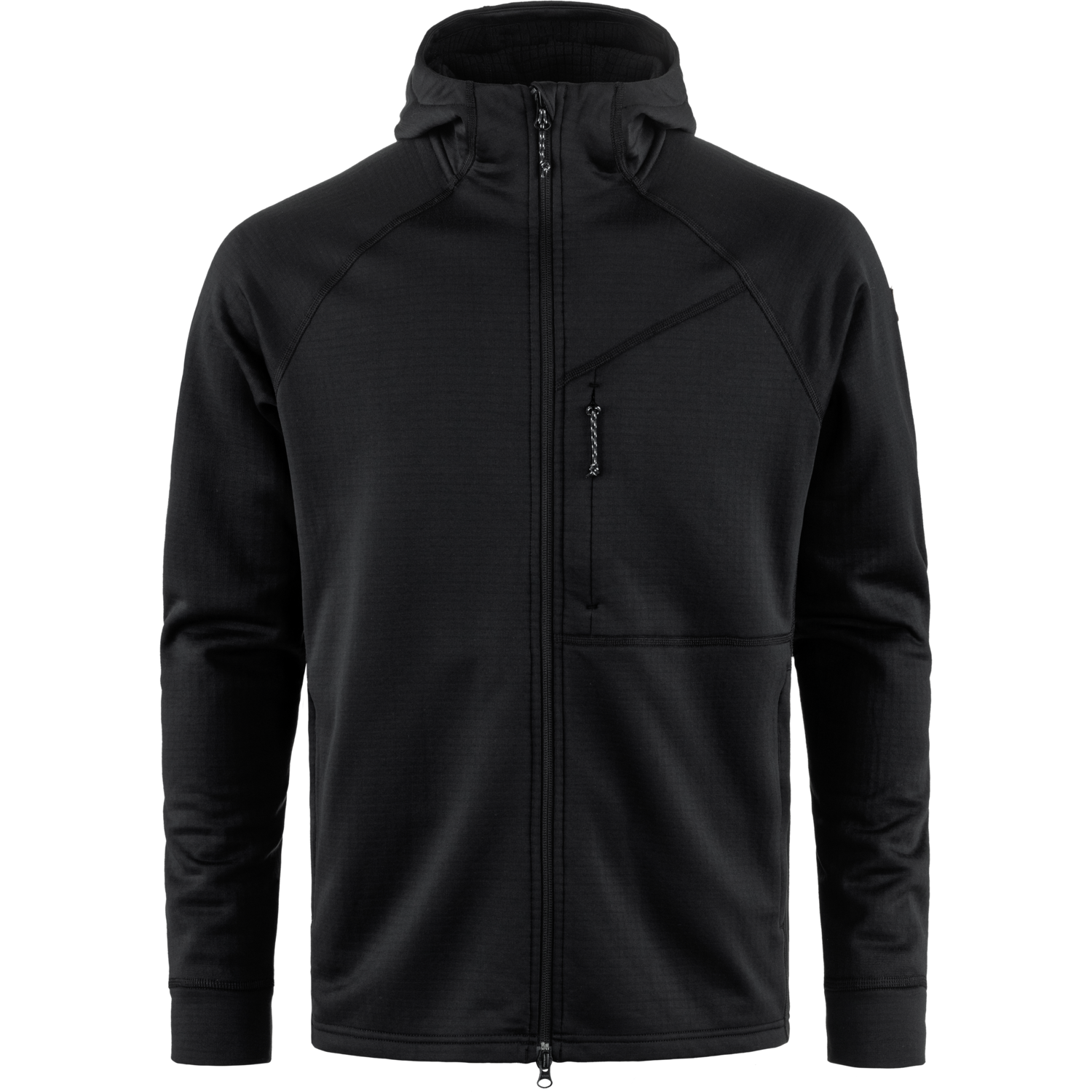 Fjällräven Men’s Abisko Grid Fleece Hoodie Black