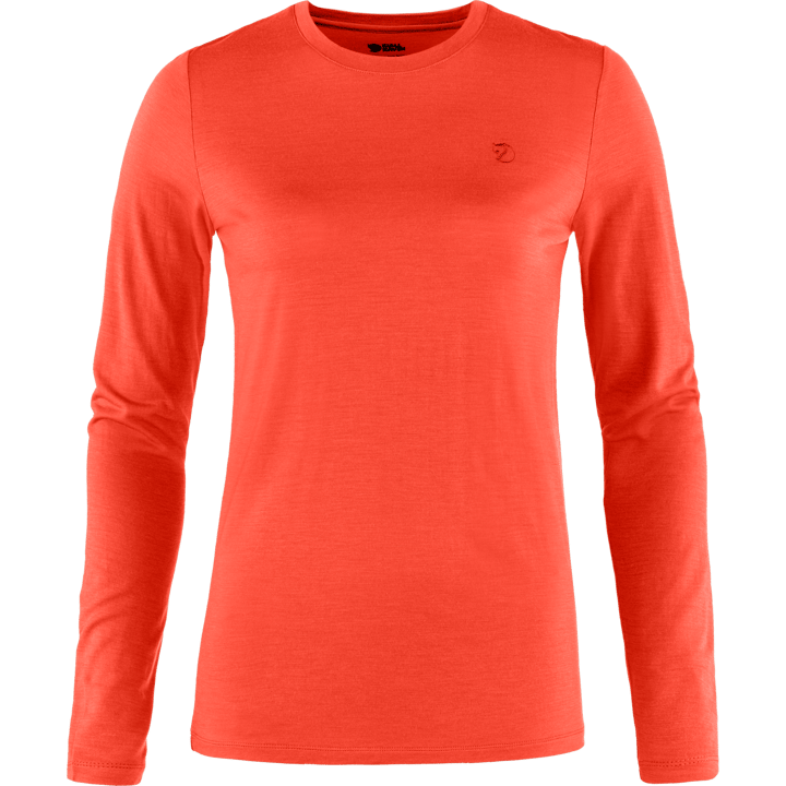 Fjällräven Women's Abisko Wool Ls Flame Orange Fjällräven