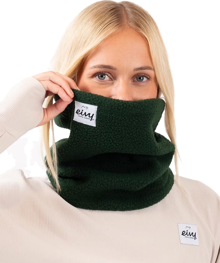 Eivy Adjustable Sherpa Neckwarmer Forest Green Eivy