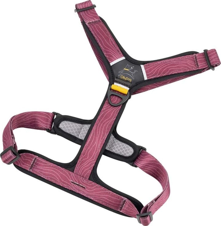 OllyDog Alpine Reflective Comfort Harness Rosewood OllyDog