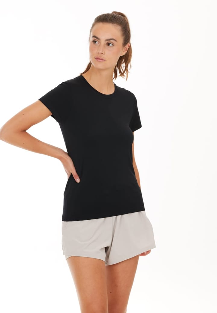 Athlecia Julee W Loose Fit Seamless Tee Black Athlecia