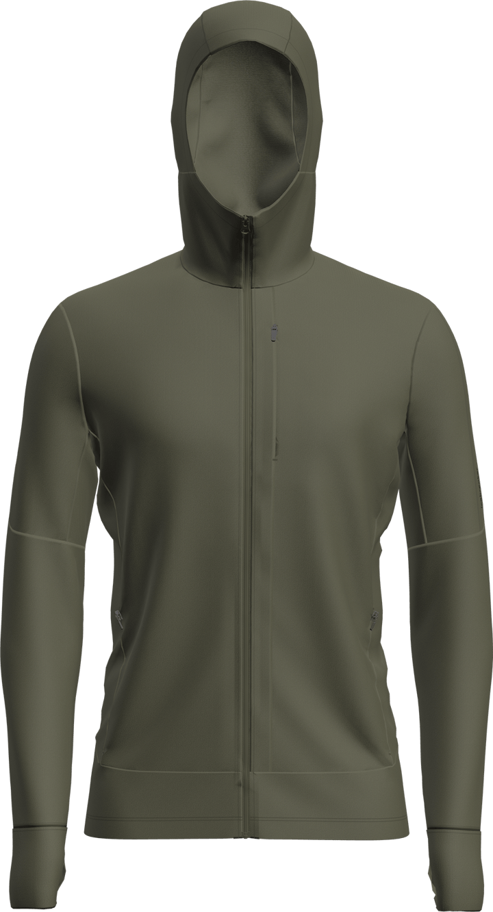 Icebreaker Men's Merino 260 Quantum Iv Longsleeve Zip Hoodie Loden Icebreaker