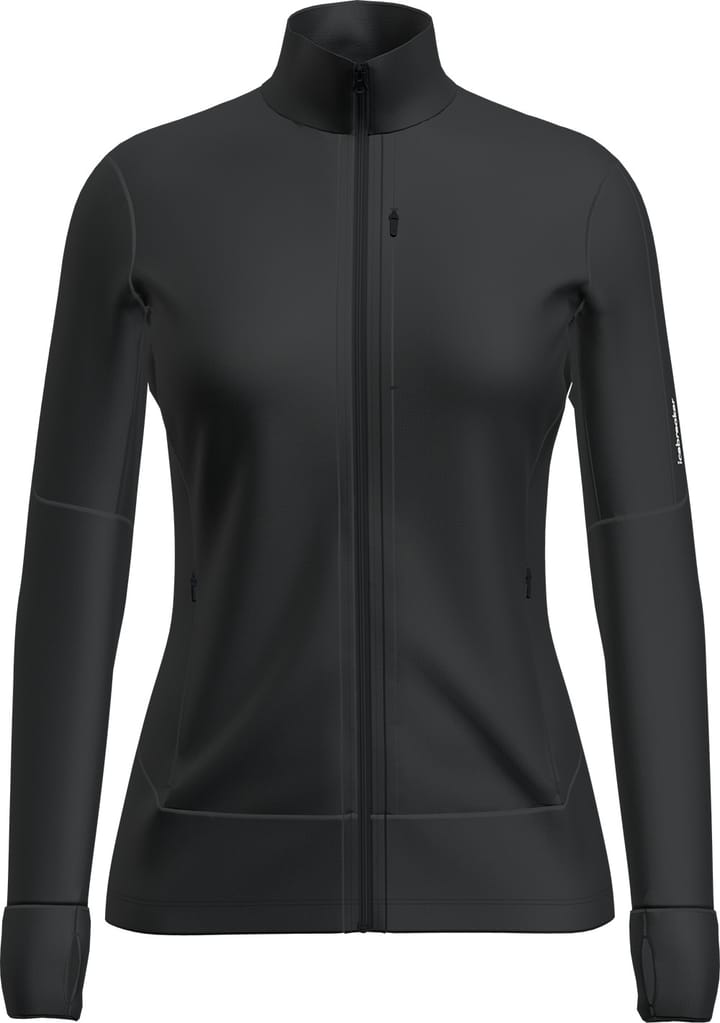 Icebreaker Women's Merino 260 Quantum Iv Longlseeve Zip Black Icebreaker