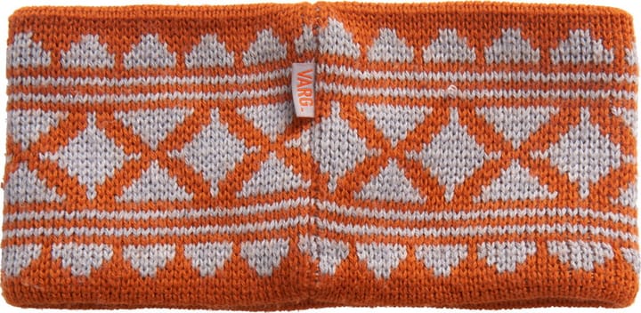 Varg Unisex Varg Winter Headband Grey With Rust Orange Varg