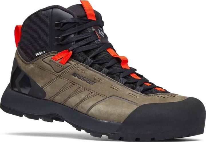 Black Diamond Men's Misson Leather Mid WP Walnuts/Octane Black Diamond