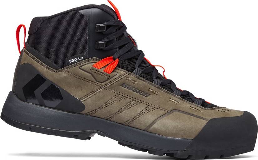 Black Diamond Men’s Misson Leather Mid WP Walnuts/Octane