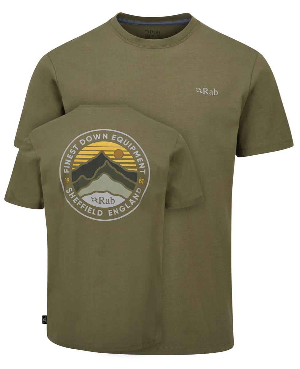 Shirt/T-shirt | Basecamp 3 Peak Tee Light Khaki | Rab