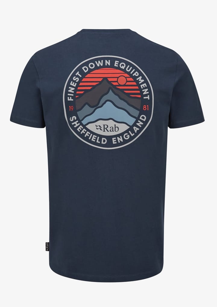 Rab Basecamp 3 Peak Tee Tempest Blue Rab